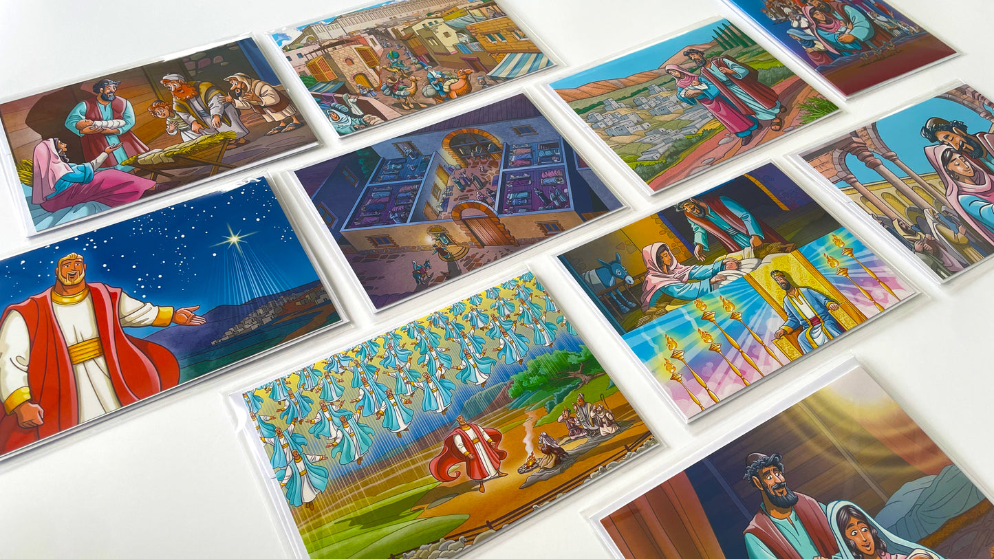 Greetings Cards: Jesus Birth Set (10 cards)