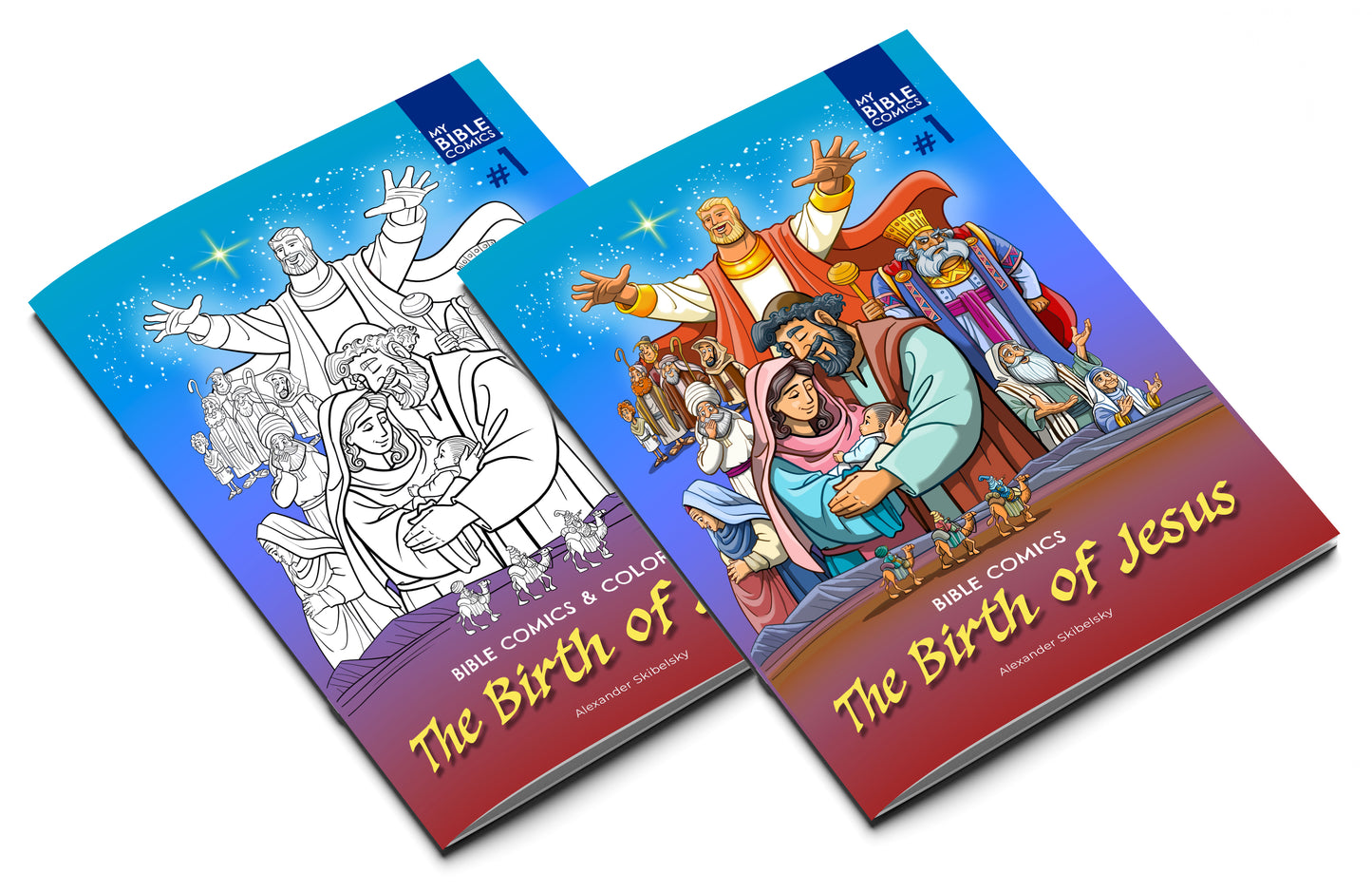 BUNDLE (2 books): Comics + Coloring