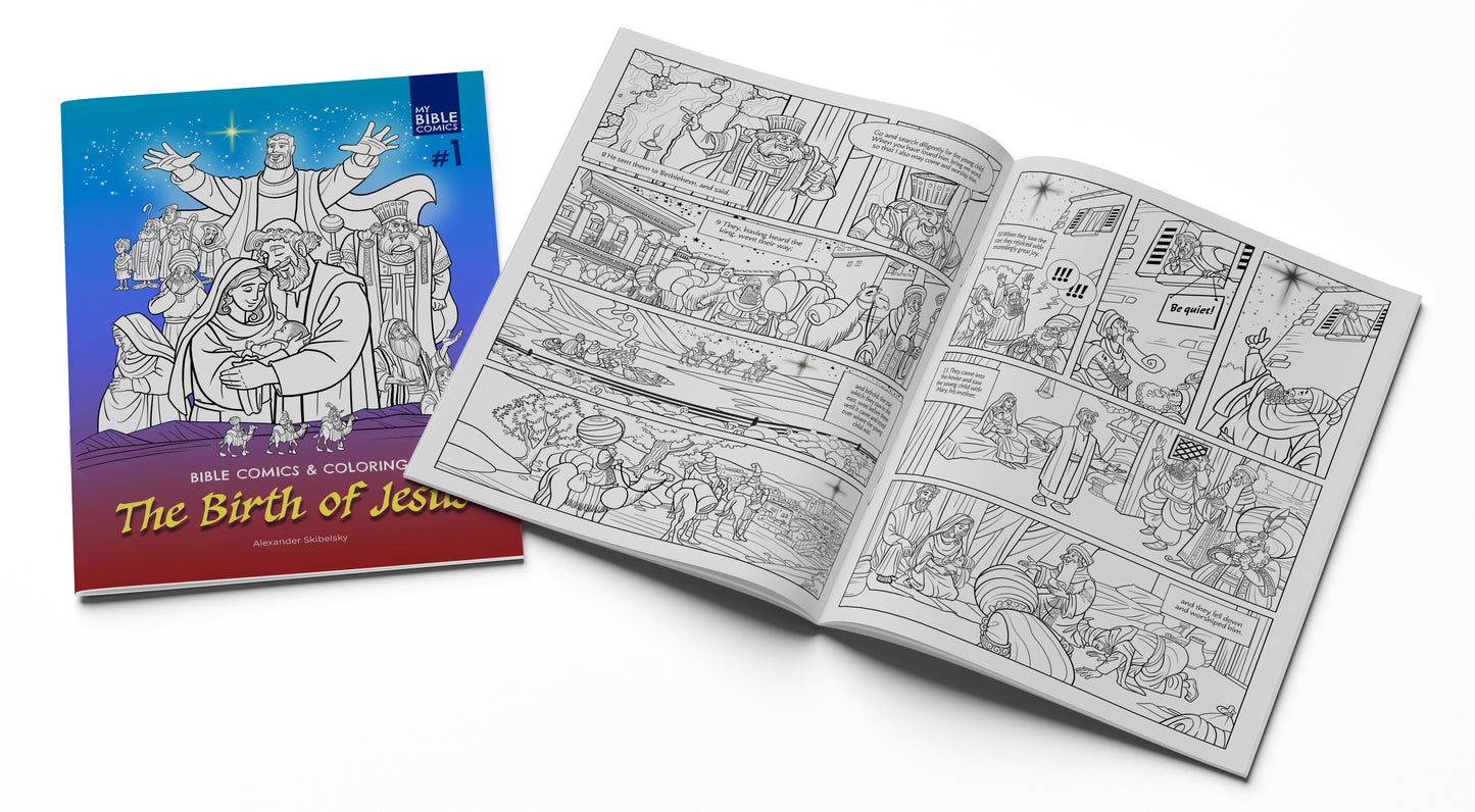 BUNDLE (2 books): Comics + Coloring
