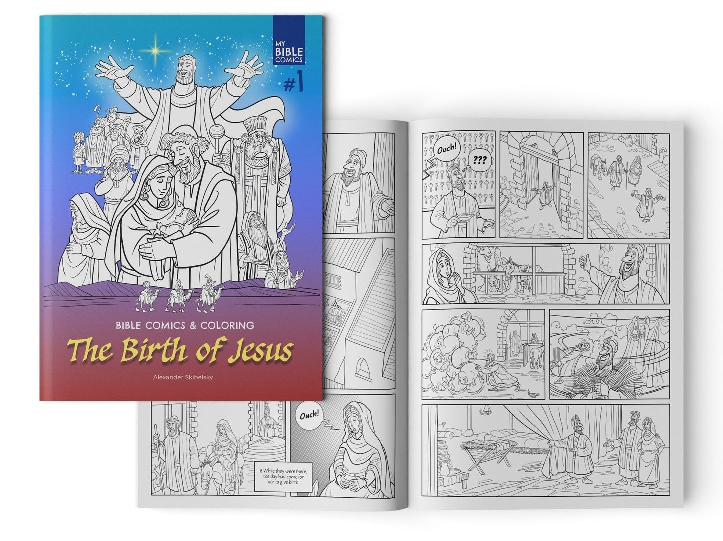 BUNDLE (2 books): Comics + Coloring