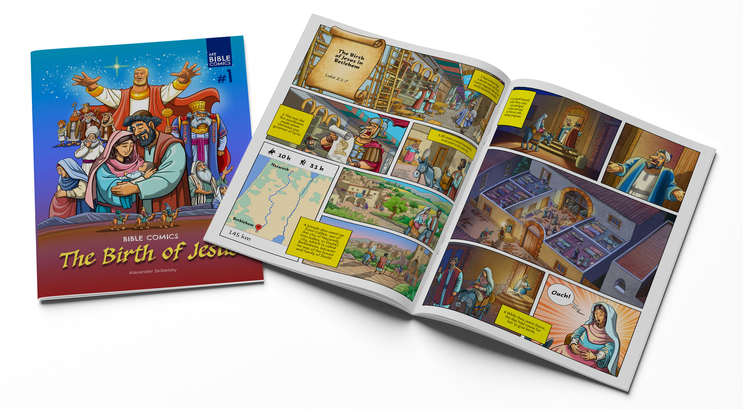 BUNDLE (2 books): Comics + Coloring