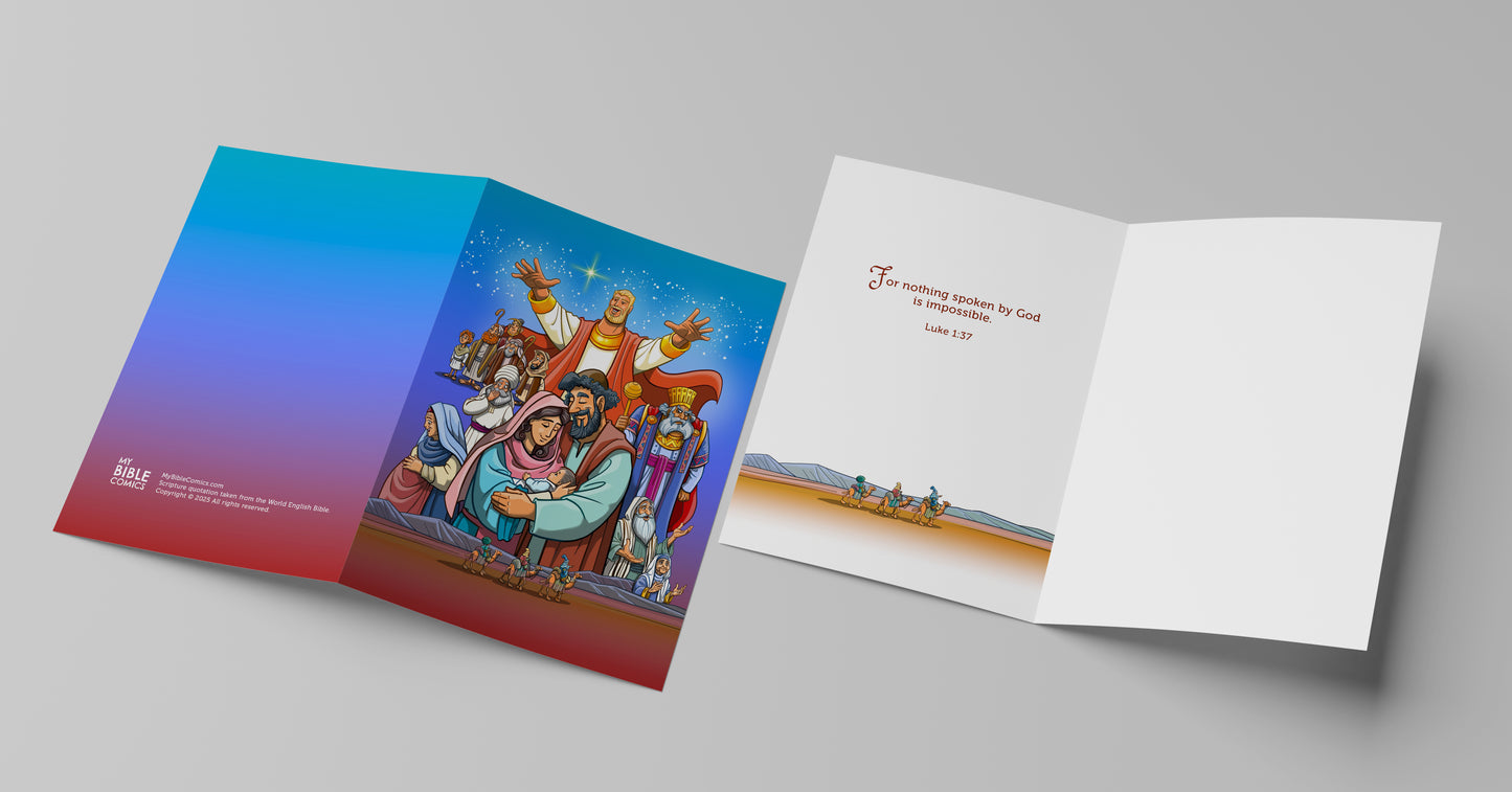 Greetings Cards: Jesus Birth Set (10 cards)